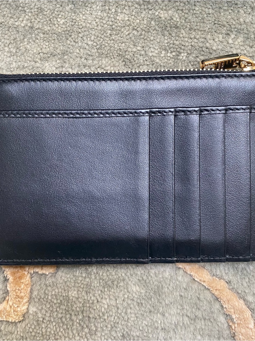 Dolce & Gabbana DG Embossed Leather Zip Card Case - Picture 5 of 8